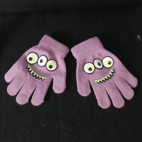 Funny Expression Design Gloves For Toddlers - Picture 1 of 5